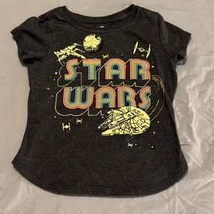 Star Wars Toddler Dark Gray Tee - Size XS (4-5)